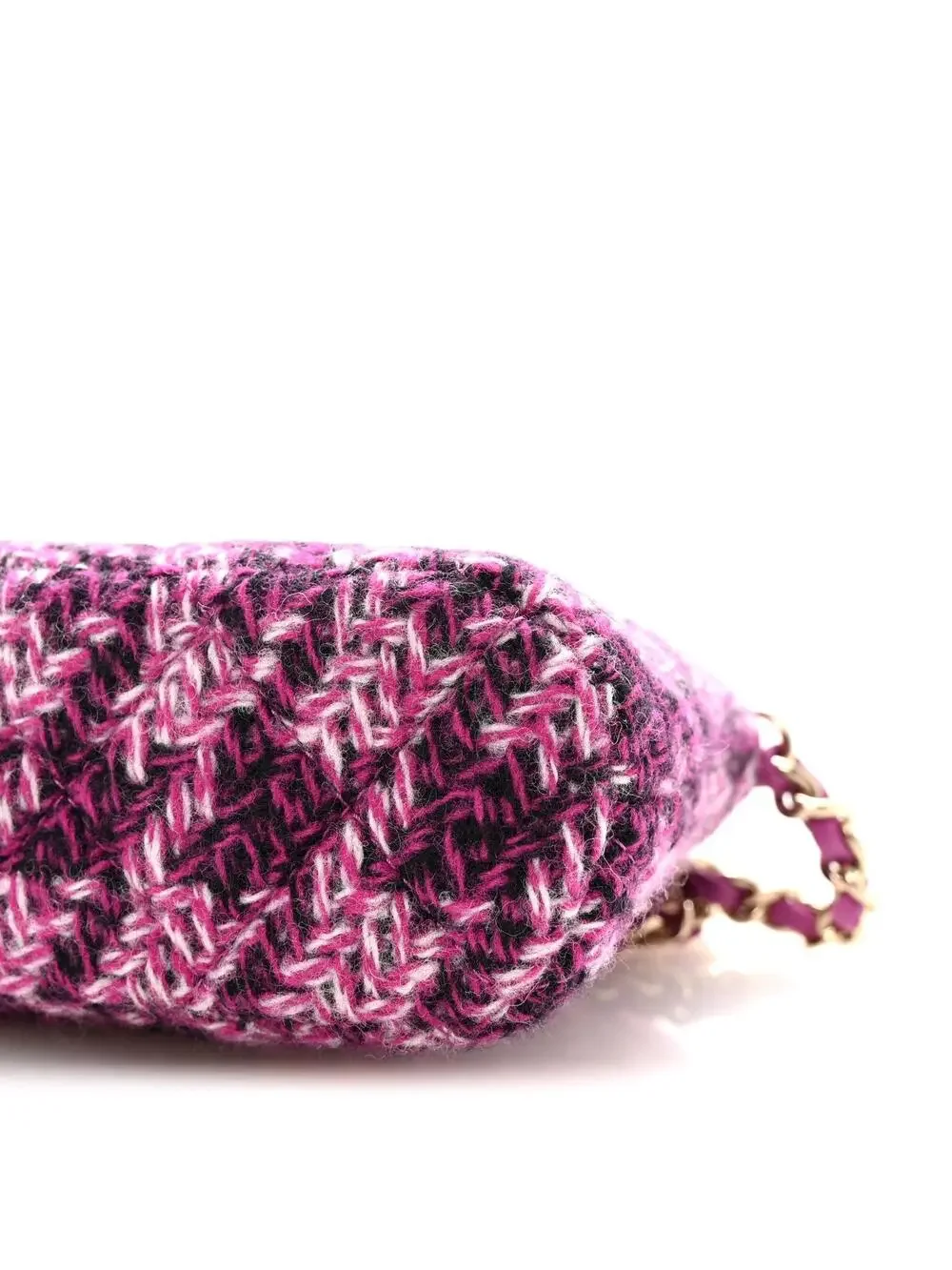 Chanel Tweed Quilted Mini Clutch With #321576C16B